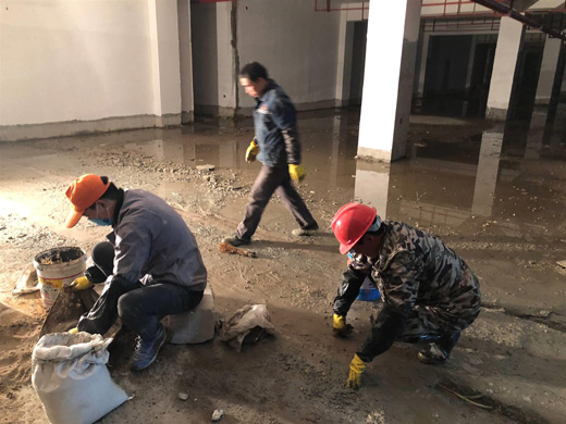 武汉地下防水中干裂缝的处理方法